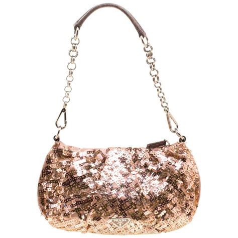 prada sequin bag vintage|Prada sequin shoulder bag.